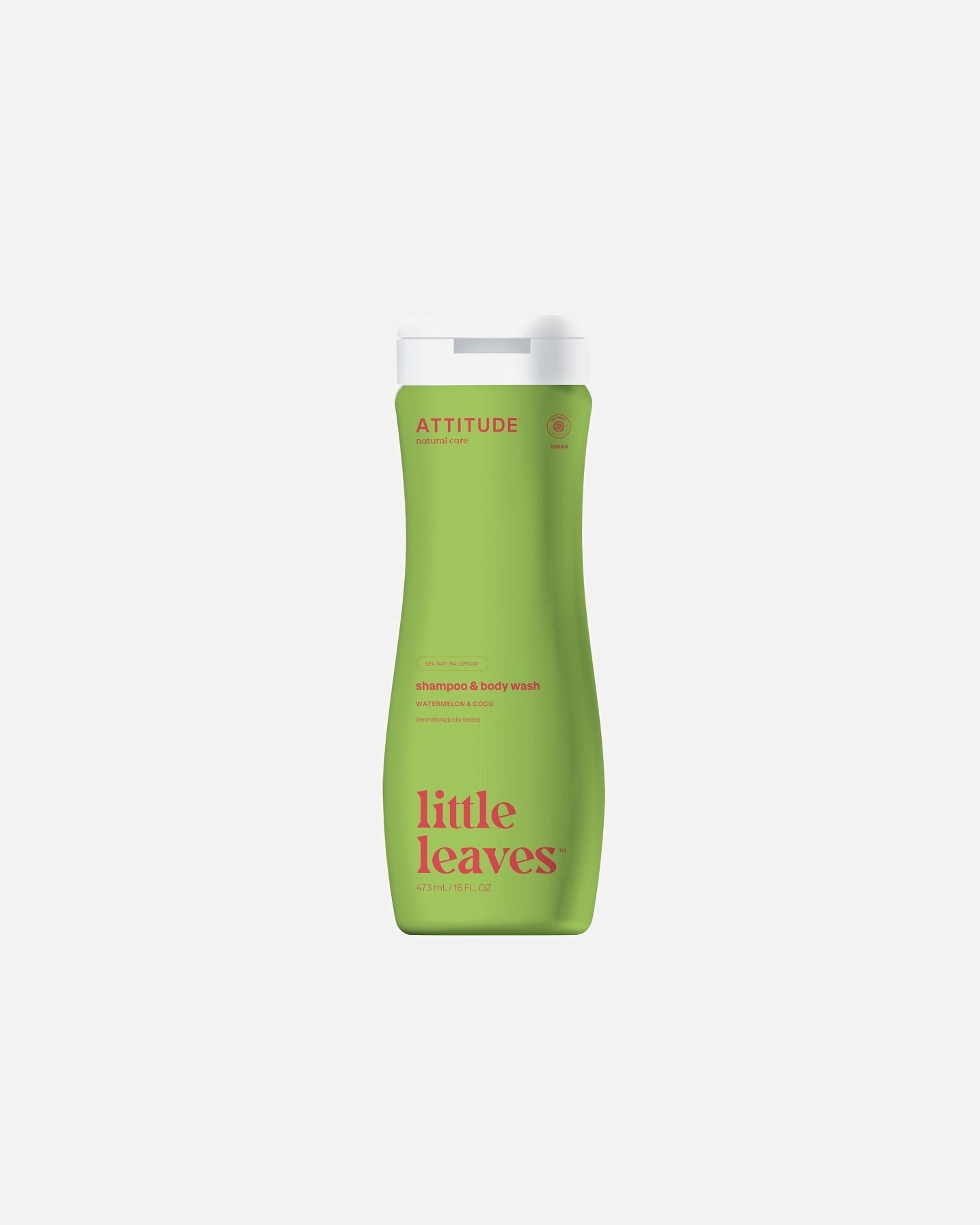 Șampon de păr Attitude cu pepene verde și nucă de cocos - 473 ml