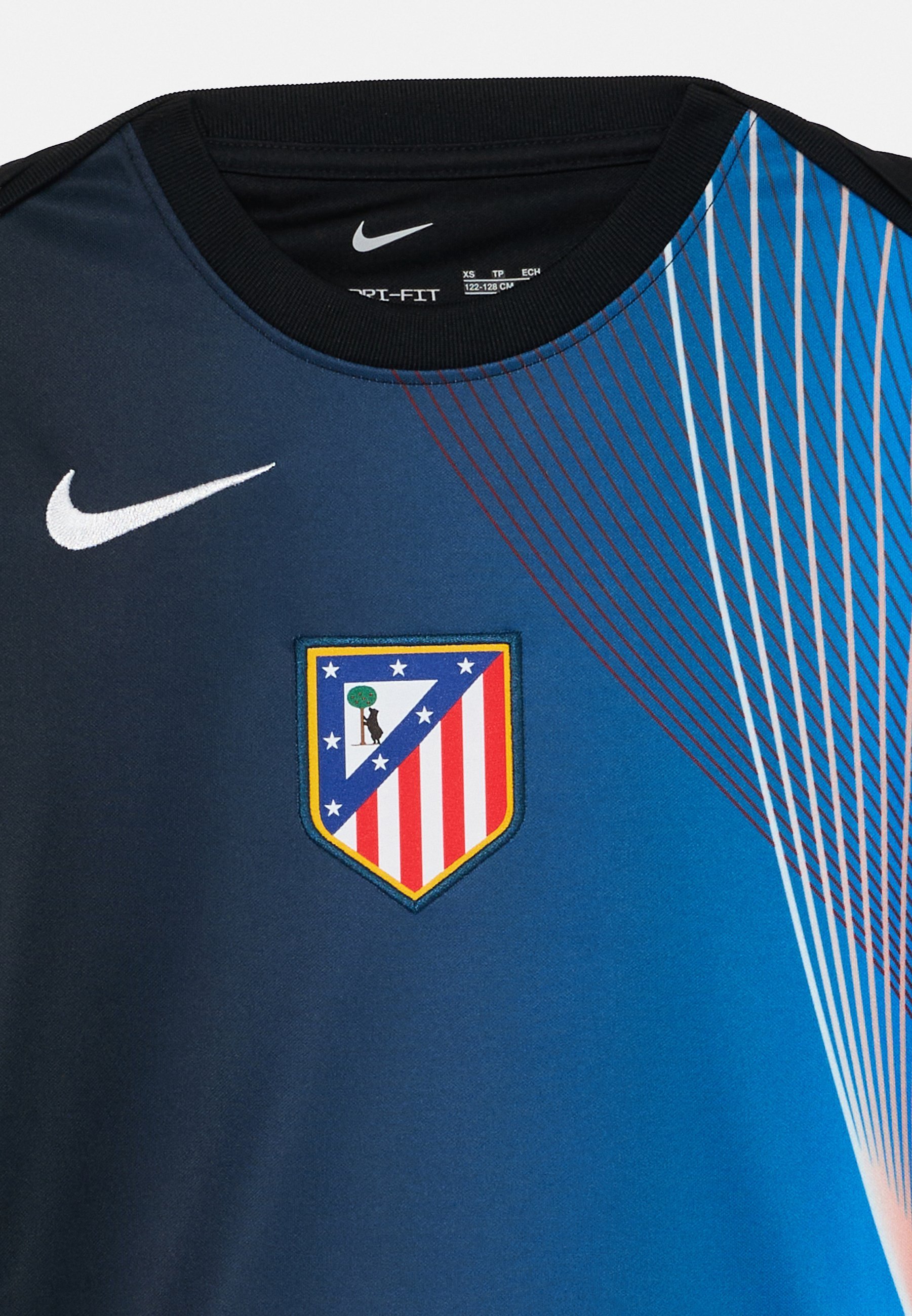 Nike Performance ATLETICO MADRID UNISEX - Sportska majica kratkih rukava - crno/bijela