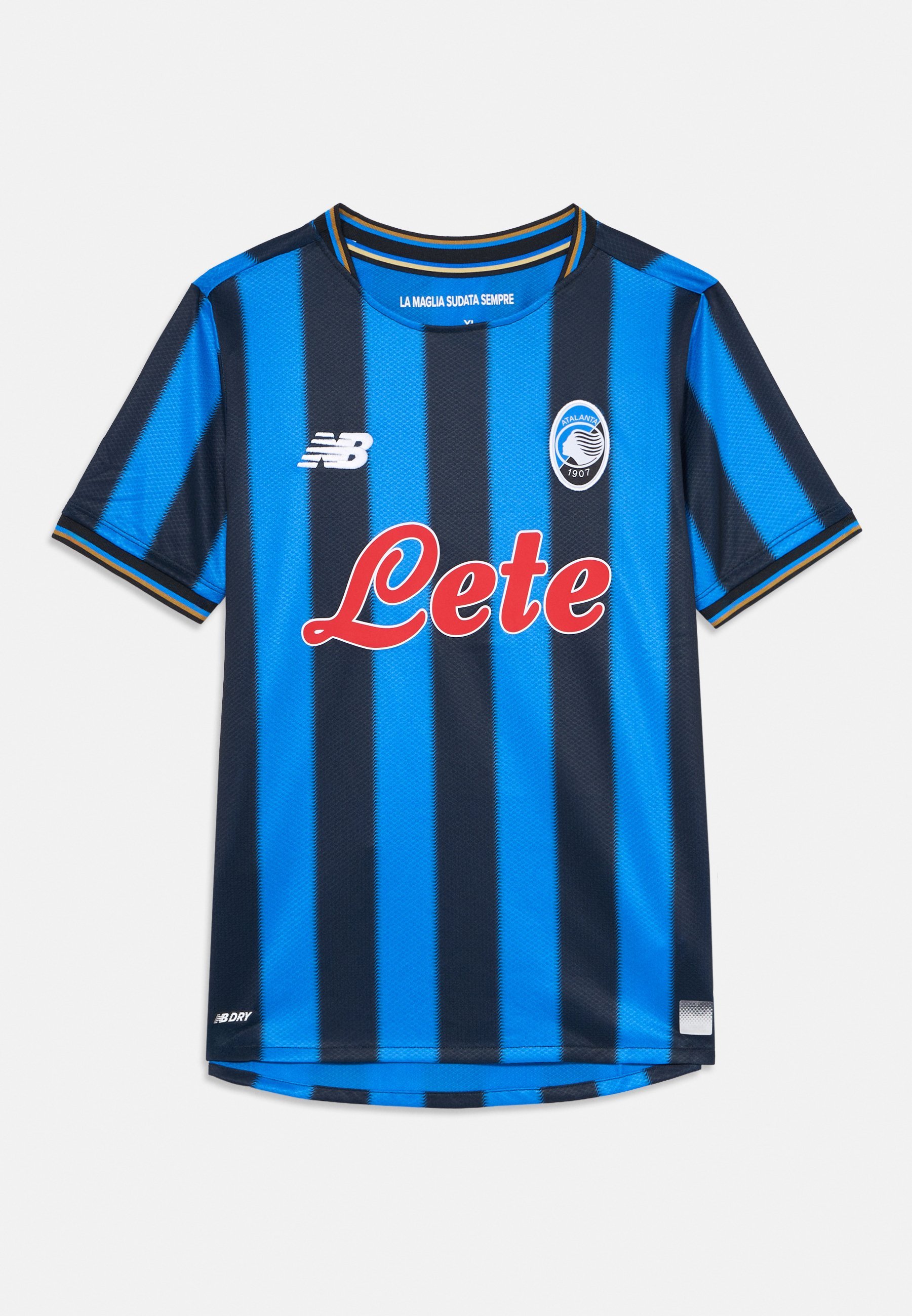Maillot domicile New Balance Atalanta Youth manches courtes unisexe - Tenue de club - bleu
