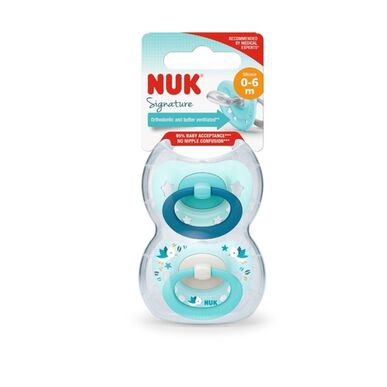 Nuk Signature silikonitutit 0-6 kk 2 kpl 2 kpl