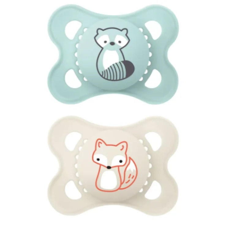 Sucette double MAM Original en silicone mat 2-6 mois pour bébés prématurés