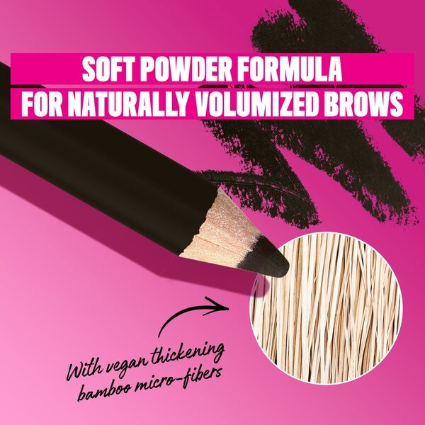 NYX Professional Makeup Powder Louder Black Brow Pencil uzacu zīmulis
