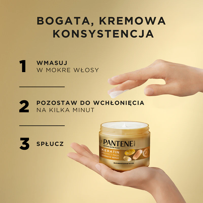 Pantene Pro-V Active Nutri Plex Intensive Repair regeneračná vlasová maska pre suché a poškodené vlasy