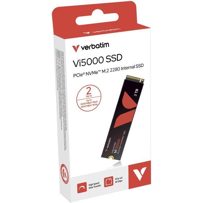 SSD interne - VERBATIM - Vi5000 - 2 To - NVMe