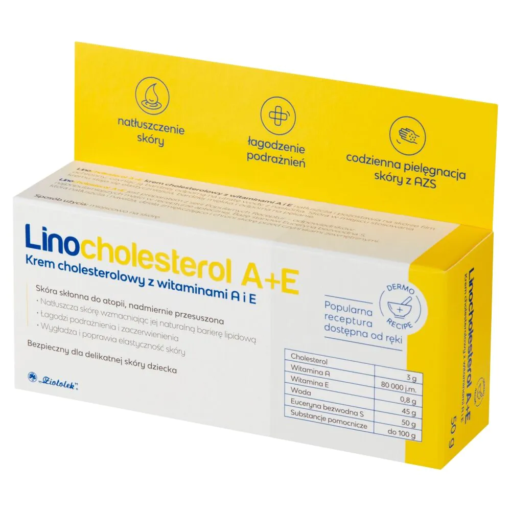 Linocholesterol A+E, Krem cholesterolowy z witaminami A i E