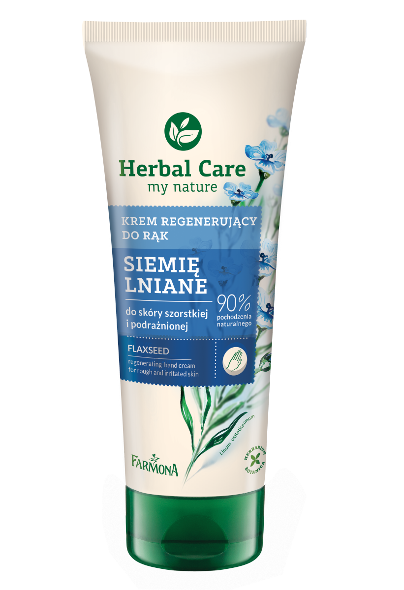Herbal Care atjaunojošais roku krēms 100ml linsēklu