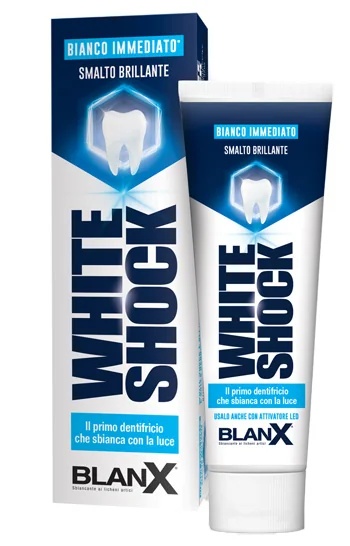 Pasta dental blanqueadora instantánea BLANX White Shock 75 ml