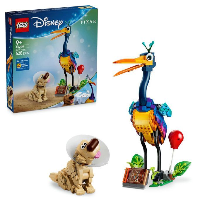 LEGO | Disney e Pixar 43290 Kevin e Doug - Personaggio uccellino costruibile Età 9+
