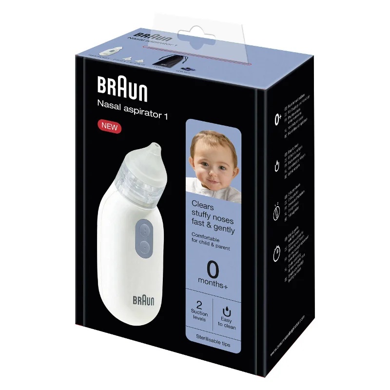 Aspirador Nasal Elétrico Braun: Alívio para Nariz Congestionado