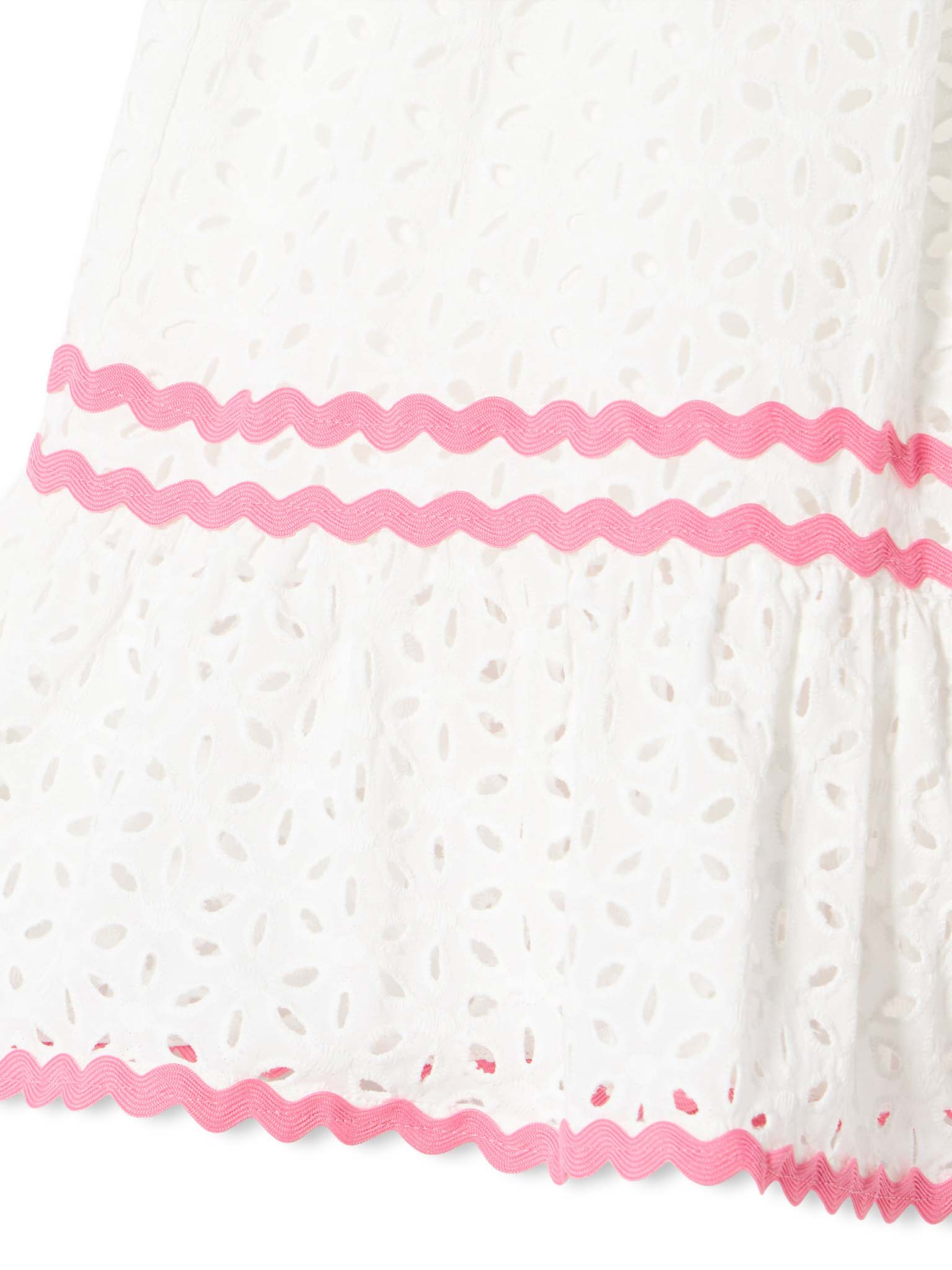 Vestido blanco Sangallo para niñas