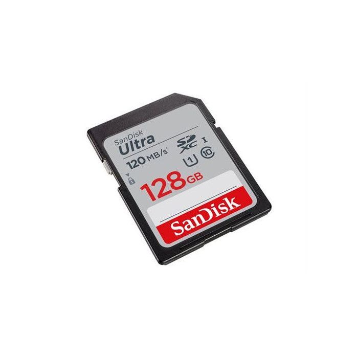 SanDisk Ultra SDHC 128GB Class 10 UHS-I Memory Card Black