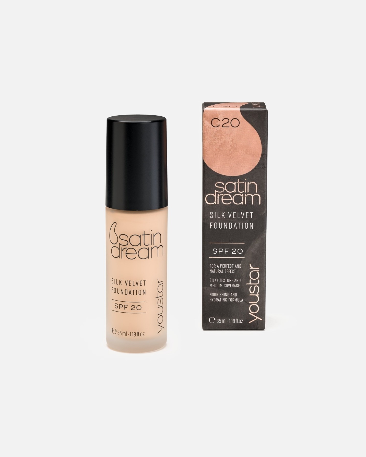 „Youstar“ makiažo pagrindas „Satin Dream“ – 35 ml