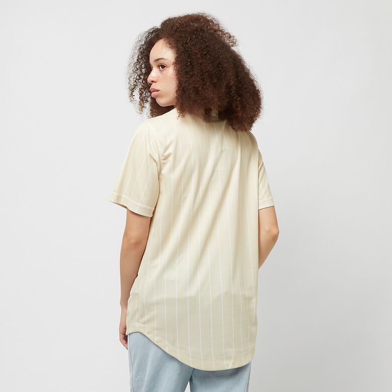 Honkbalshirt met krijtstreepjes