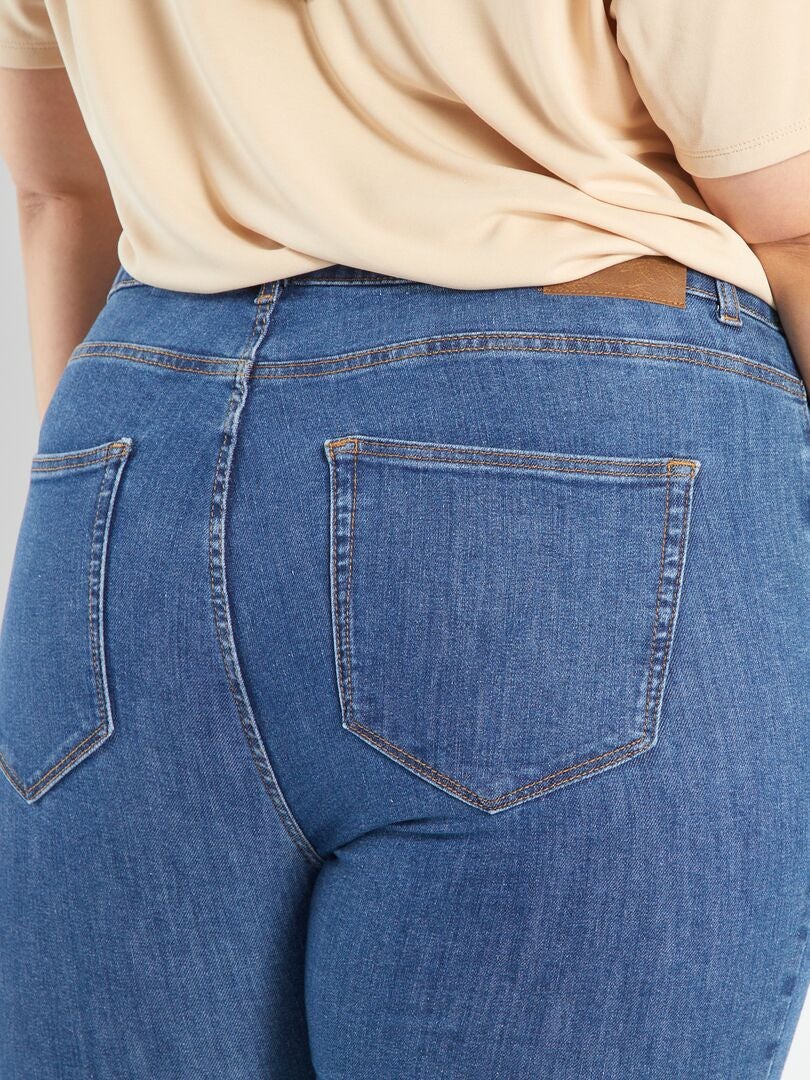Calça jeans skinny de cintura alta - L32 - AZUL