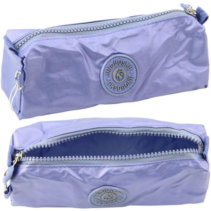Lean Pencil Sharpener, Single Compartment School Pencil Case, Blue, 21.5 cm