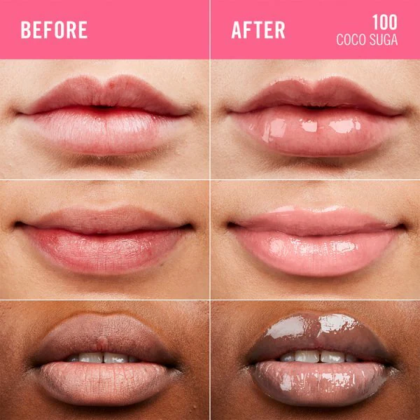 Batom Rimmel Thrill Seeker Glassy Gloss Coco Sugar 100 10ml