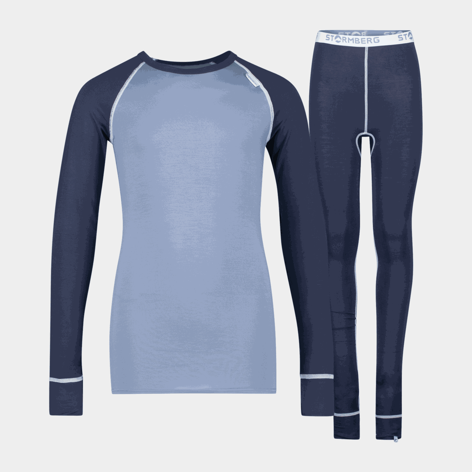  Ensemble de sous-vêtements Falkenberg Bamboo, taille junior - Bleu foncé