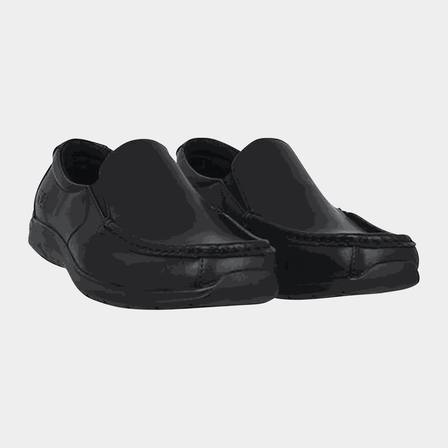  Bexley heren slip-on sneakers - zwart
