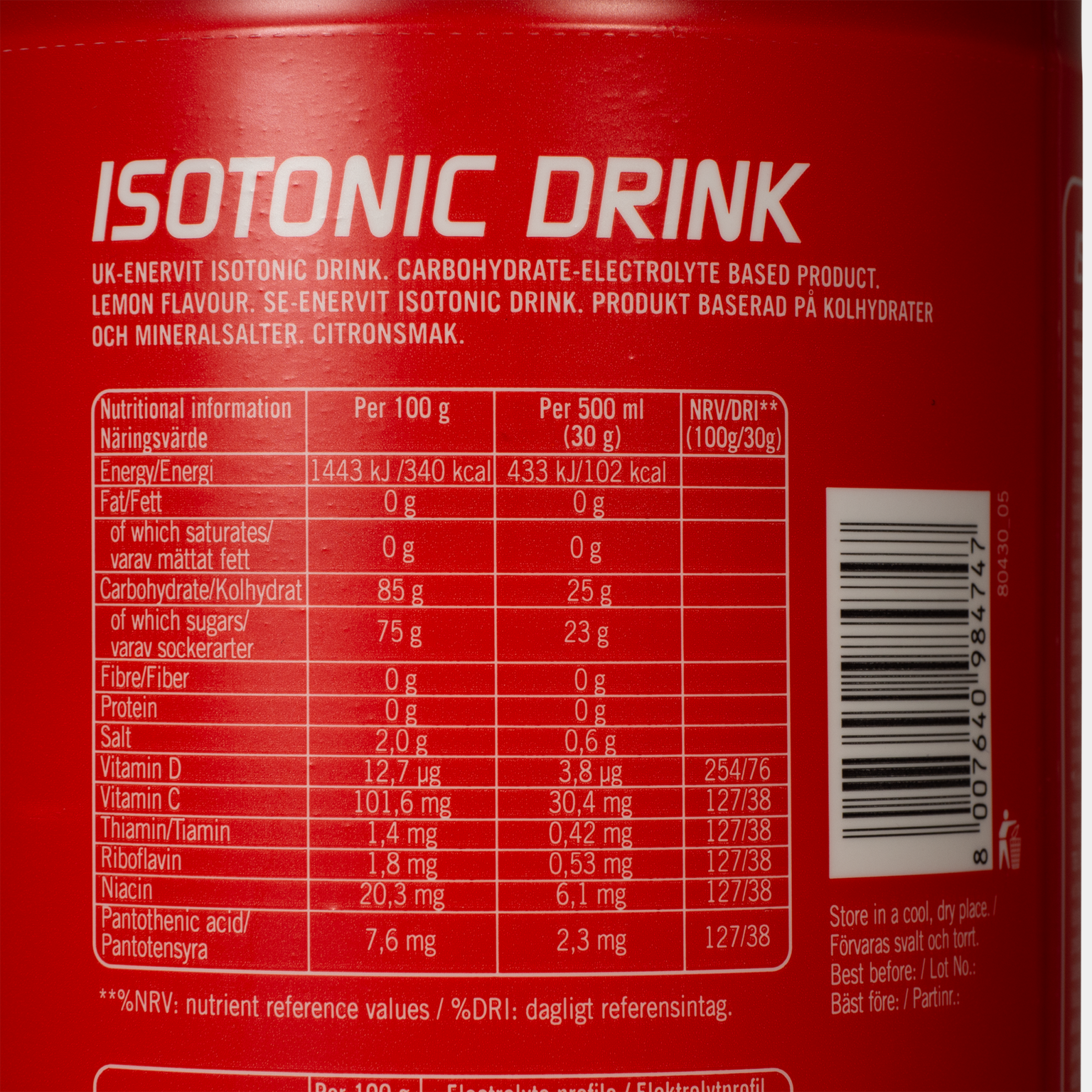 Isotonic Drink, sportsdrikk