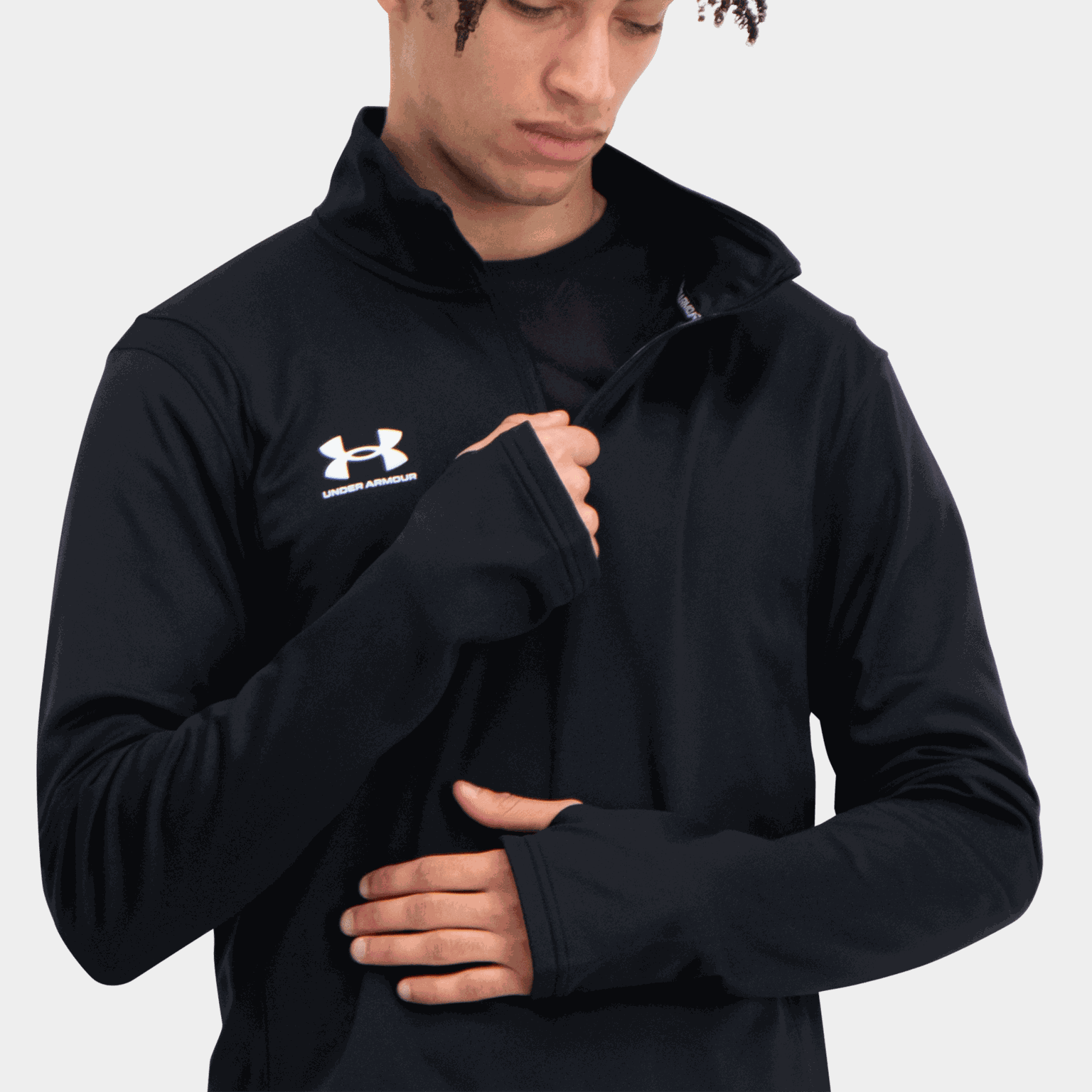 Challenger Midlayer, treningsgenser, herre - Svart