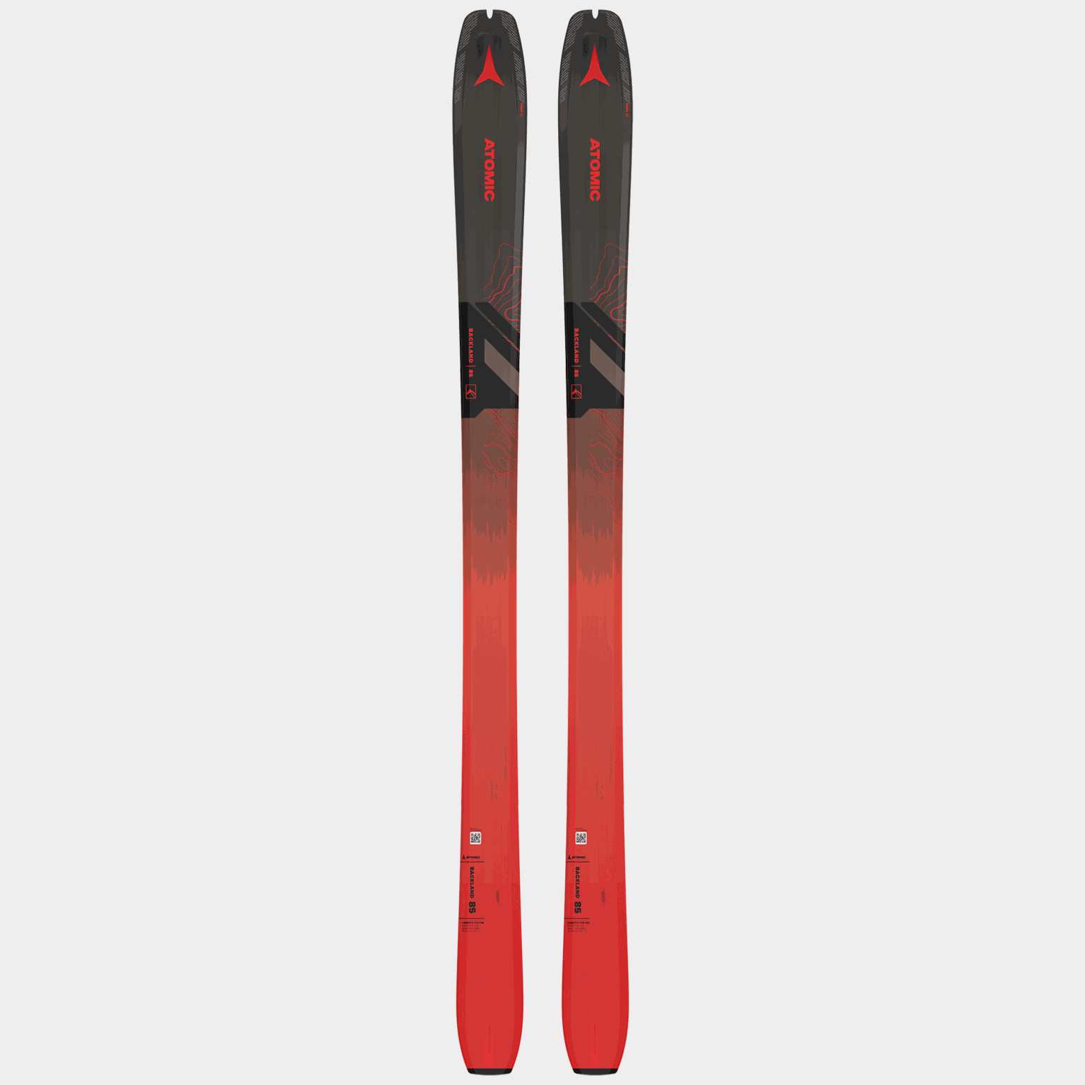 Touring Skis N Backland 85 24/25, allmountainski, herre - Svart