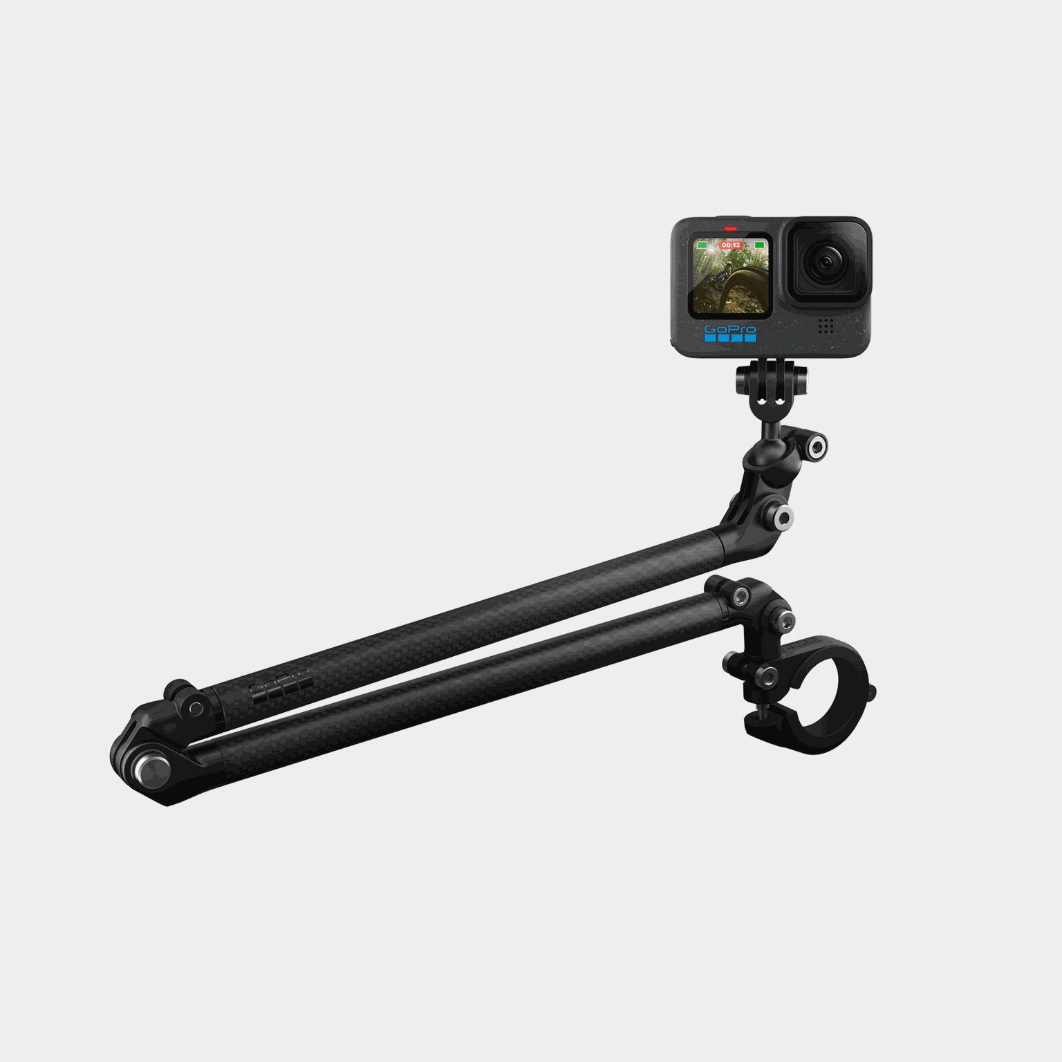  Držák na rameno GoPro + prodloužení tyče – černé