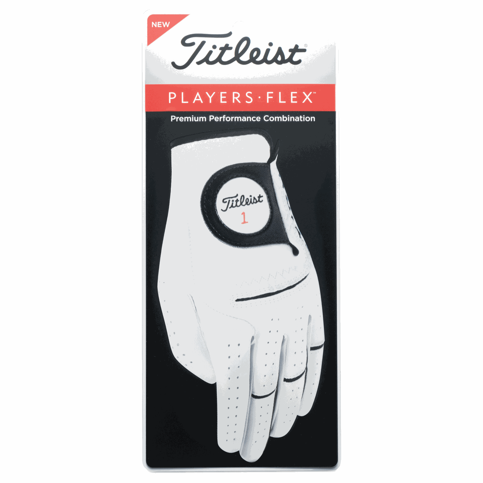  Gant de golf Players Flex pour gaucher, homme – blanc
