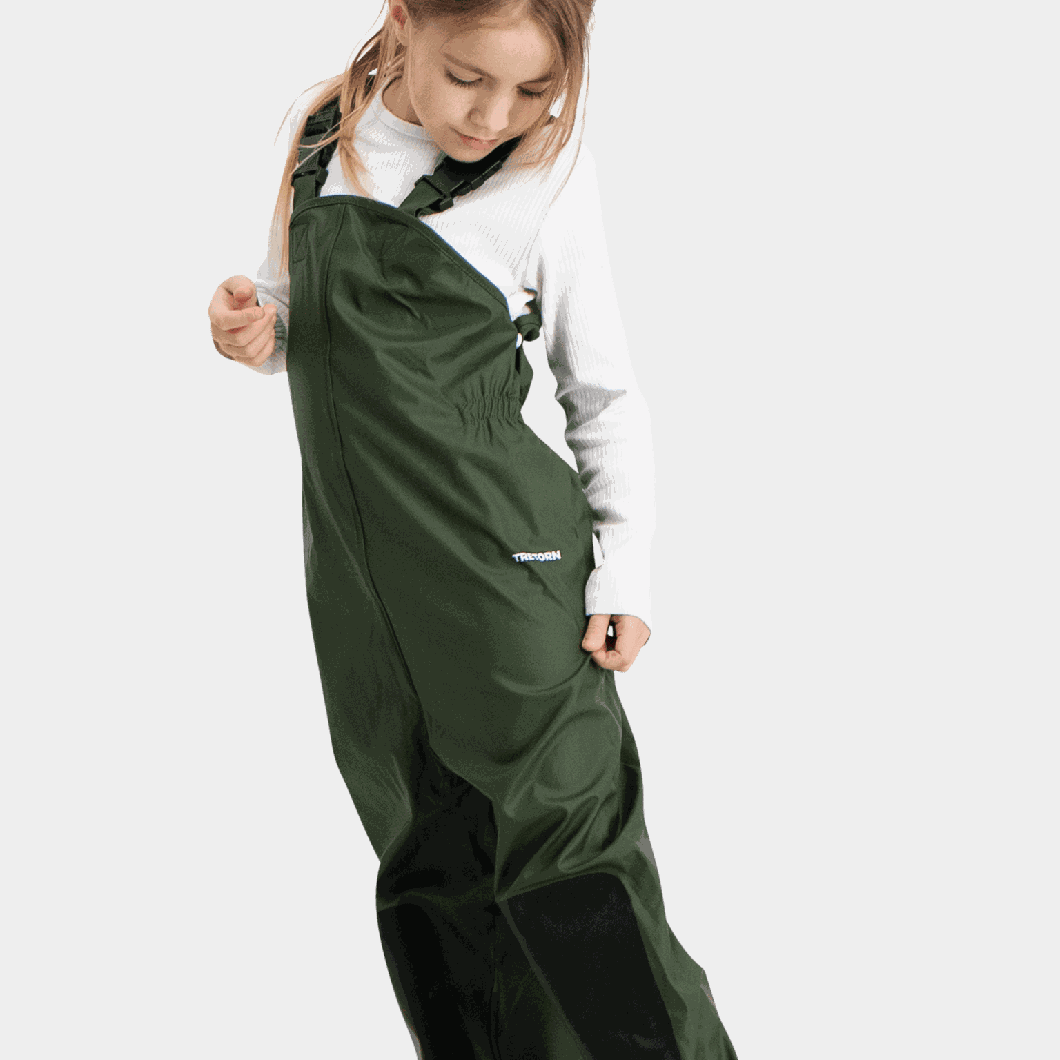  Pantalons de pluie Arva pour enfants – Verts