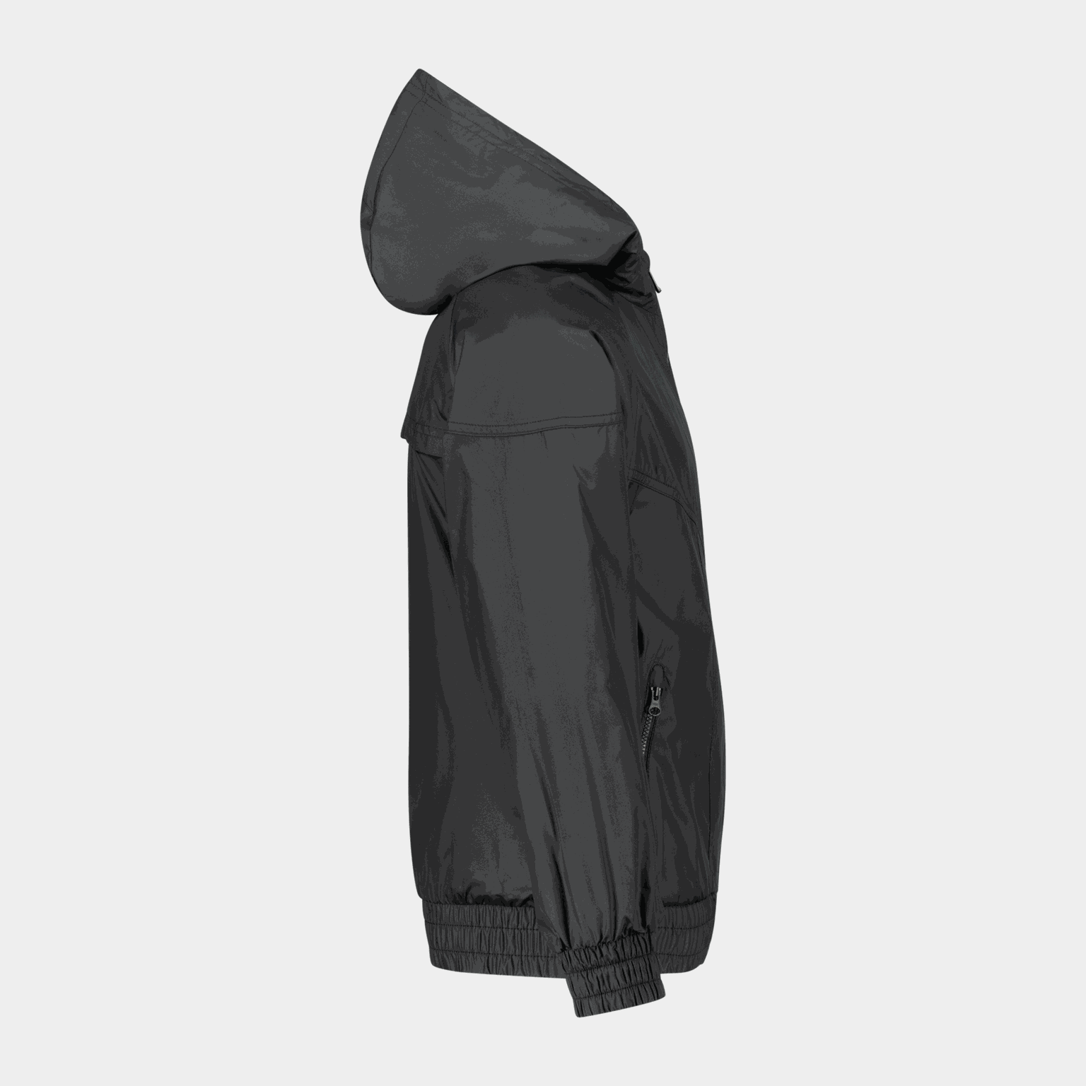 Veste coupe-vent Sportswear Windrunner pour enfants et juniors, noire