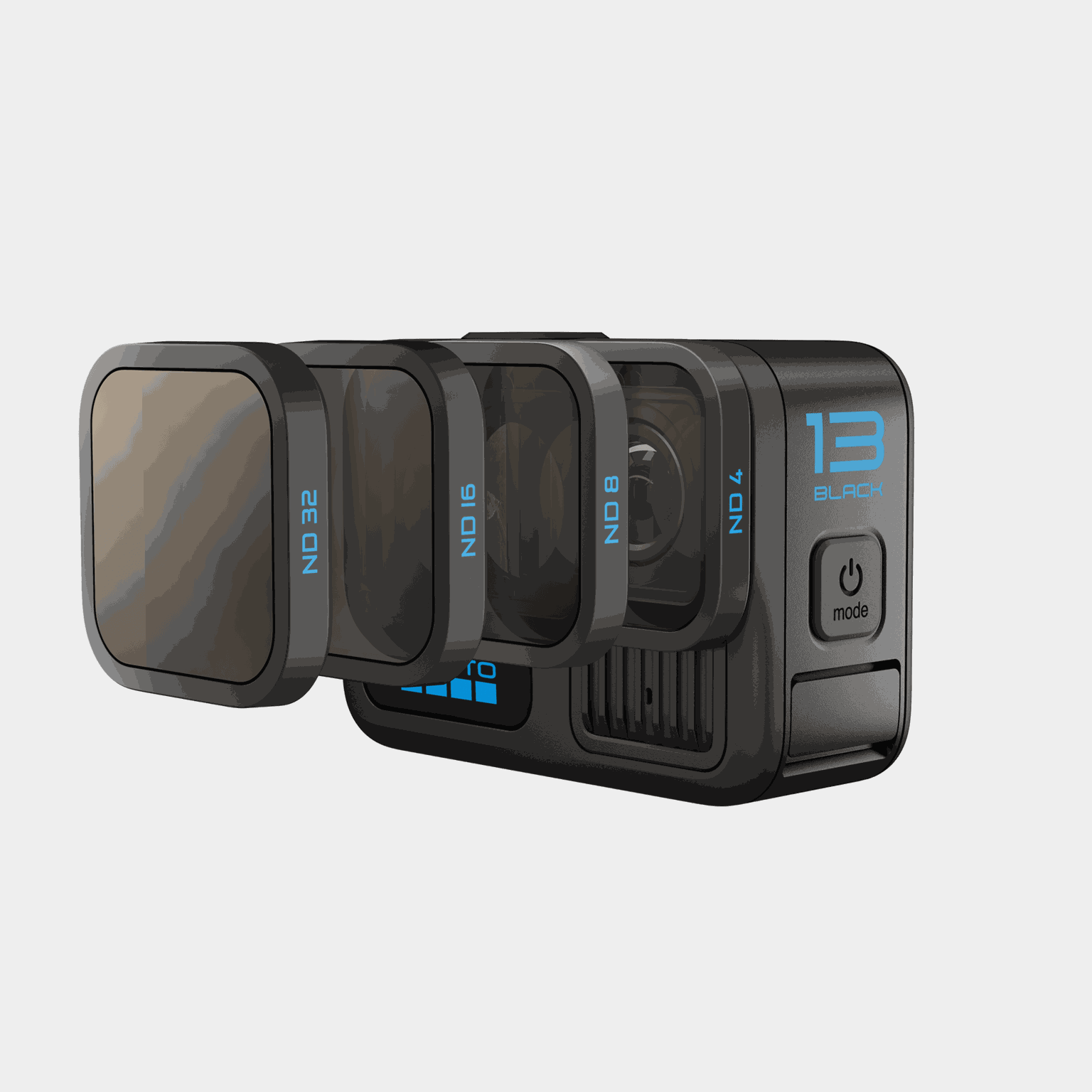Lot de 4 filtres ND GoPro - Noir