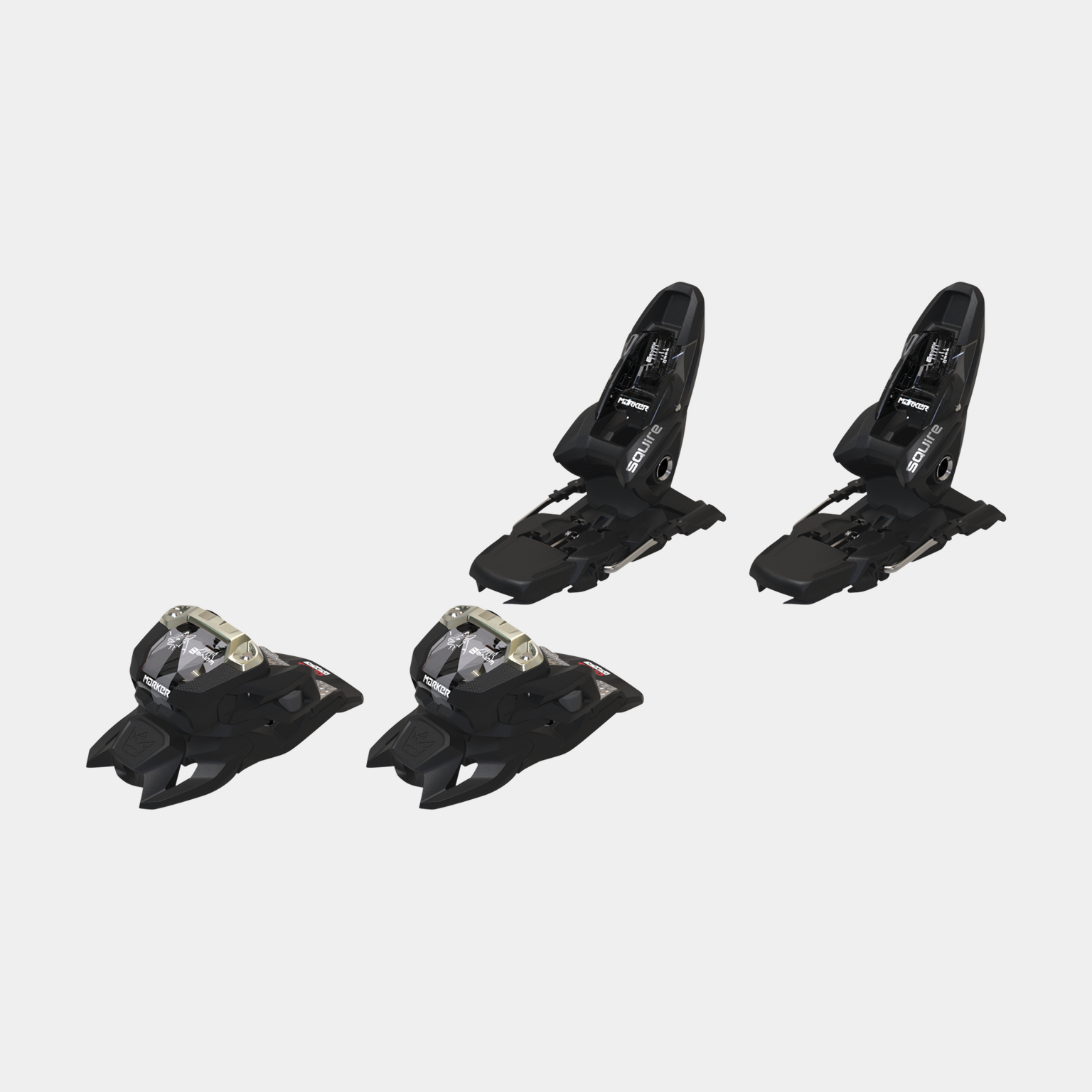  Fixations Alpine Squire 11 90 mm 24/25, fixations freeride - Noires