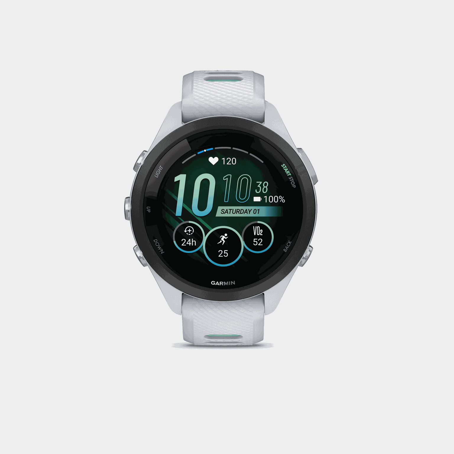 Forerunner 265S, AMOLED, Smartwatch, Multiesportivo, Unissex - Branco