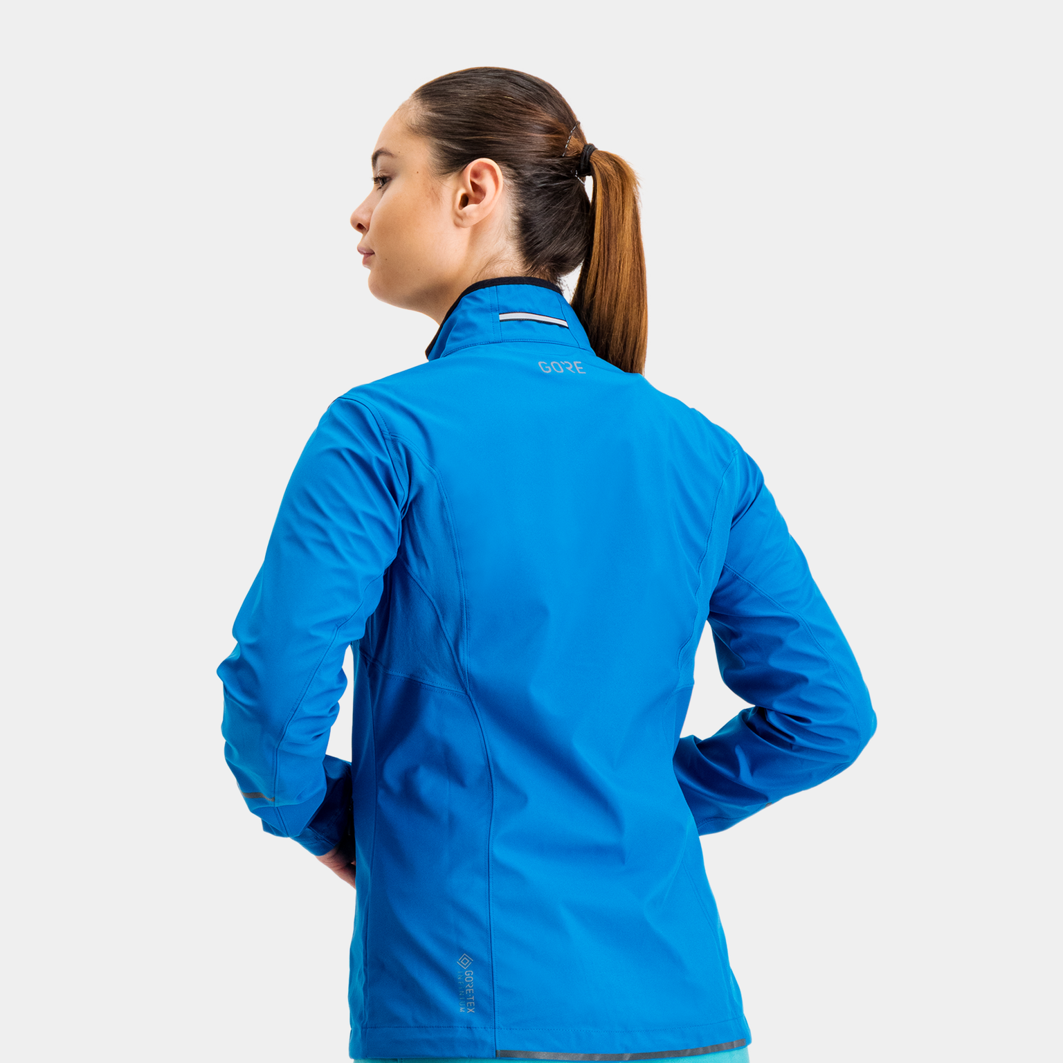 Jaqueta feminina R3 Gore-Tex I Half Running - Azul