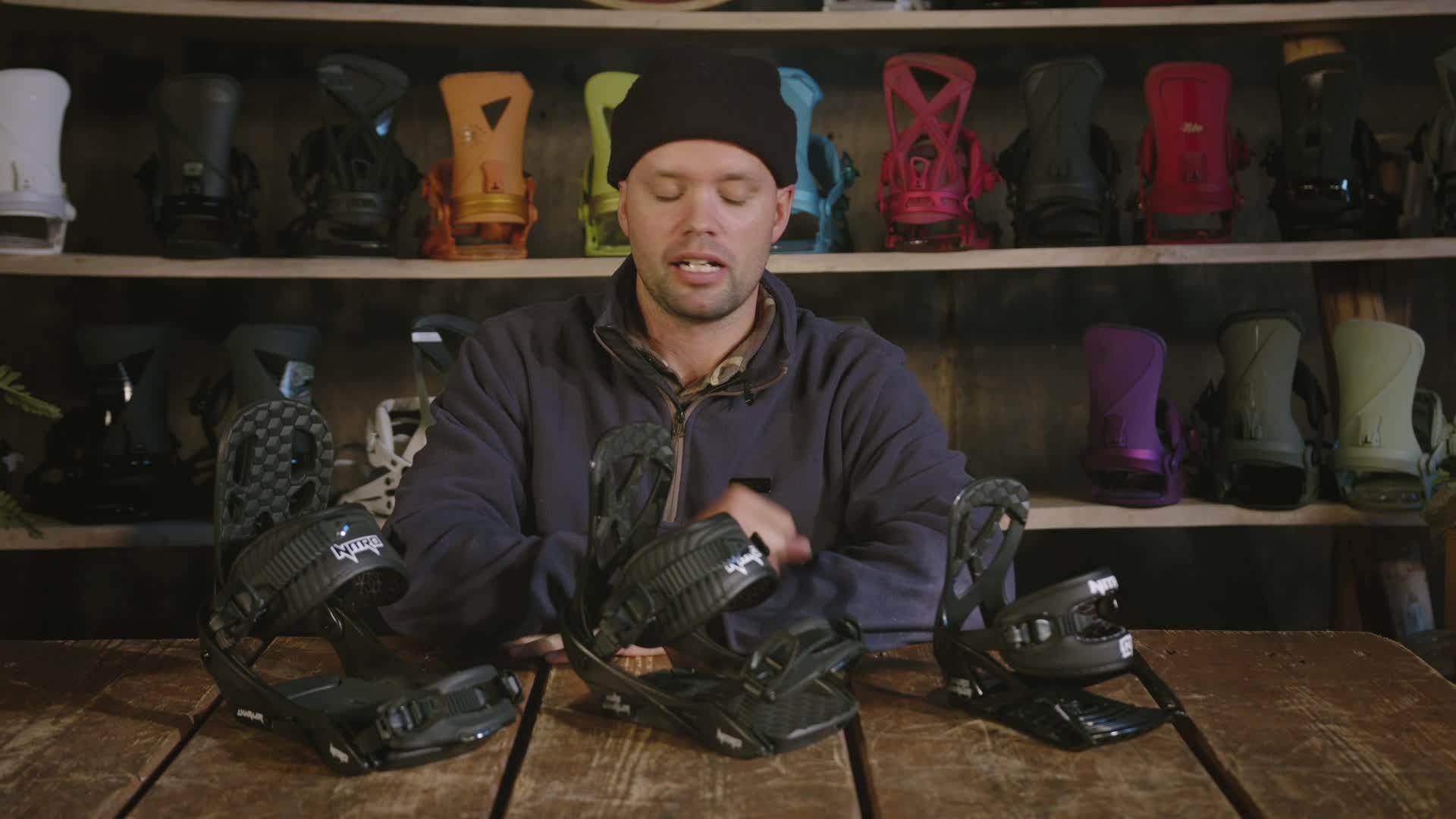 Fixation de snowboard Charger JR 24/25, Snowboard, Junior - Noir