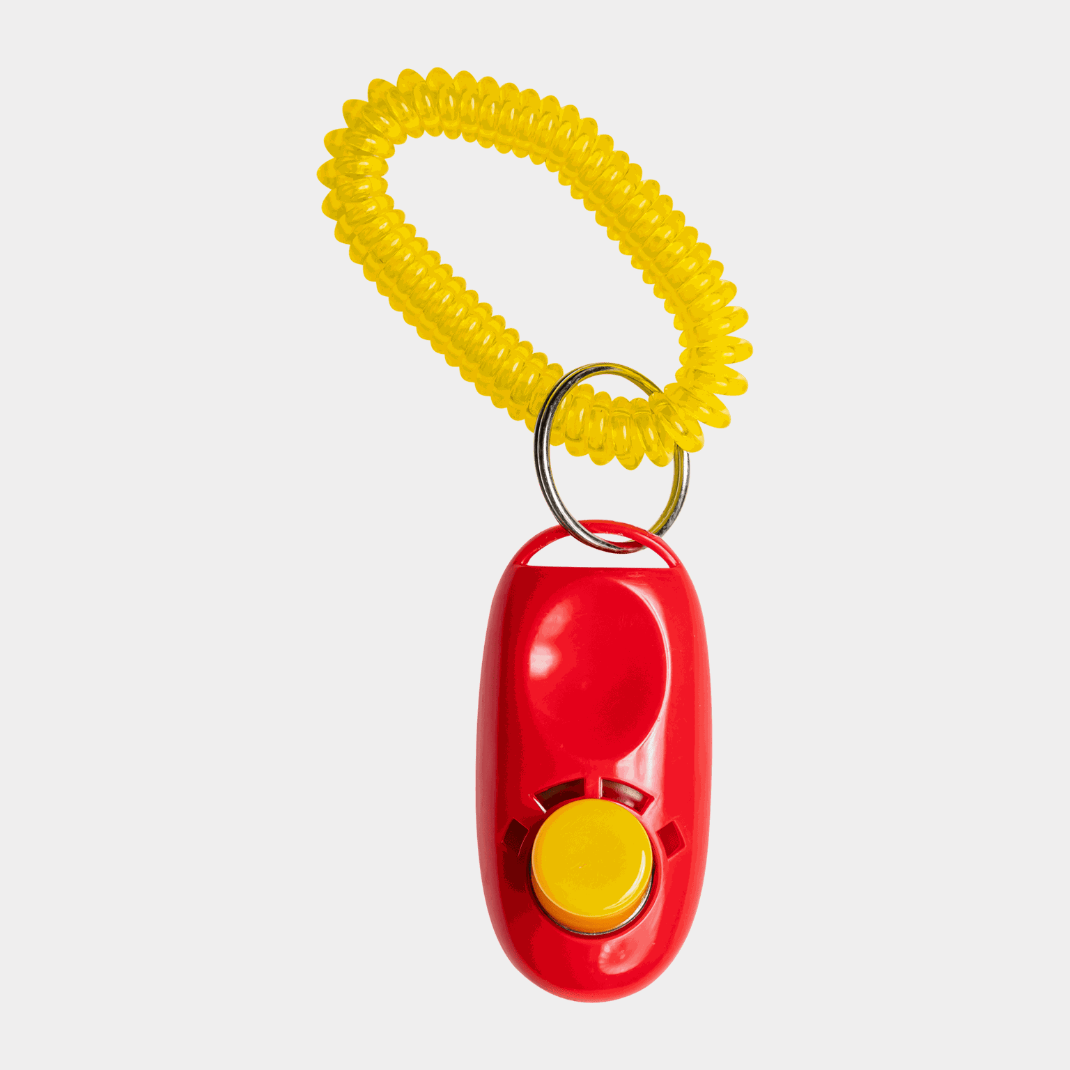  Spiraalvormige armband met klikker, hondenklikker -