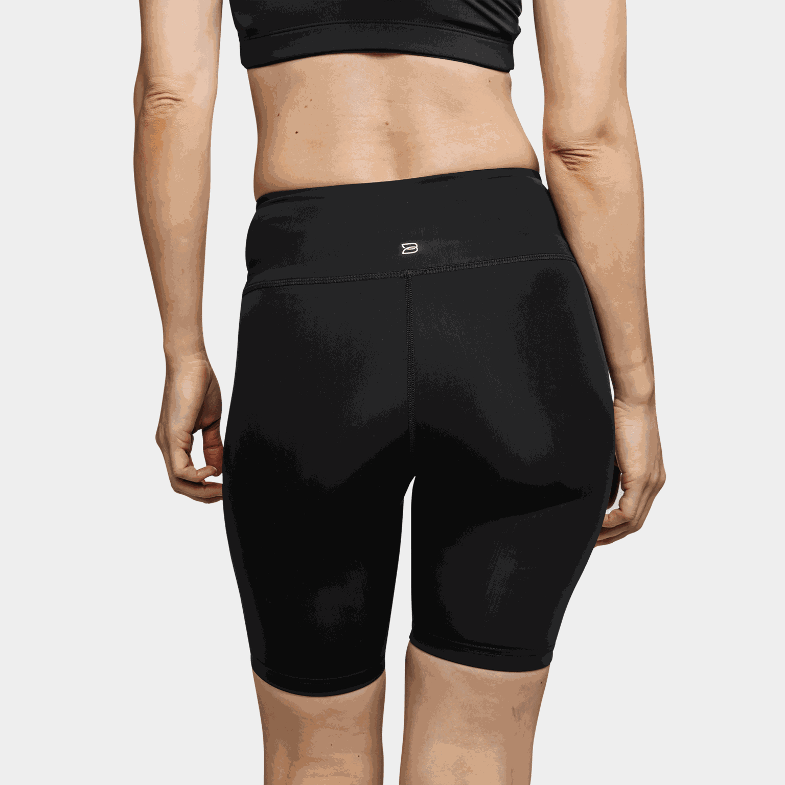 Bikelenghth Running Tights, treningsshorts, dame - Svart