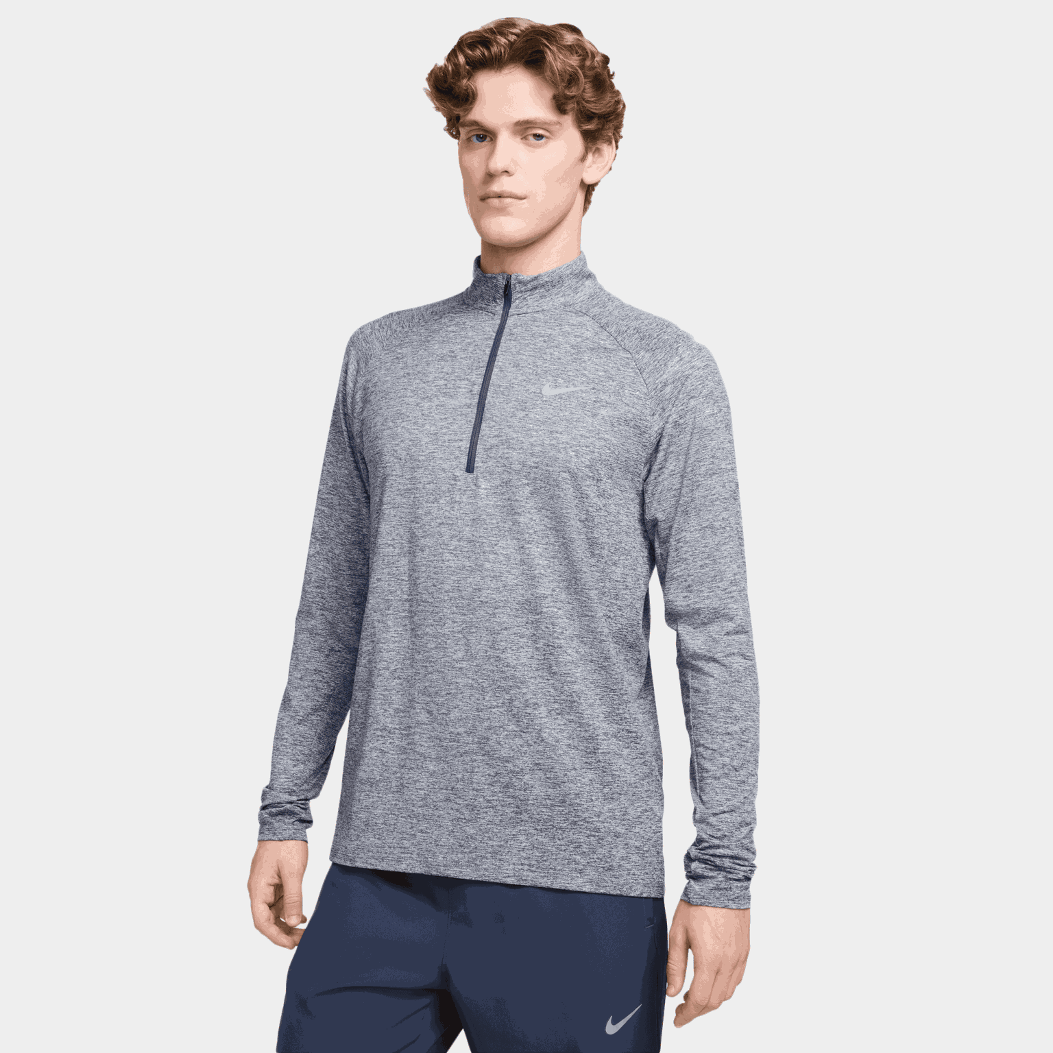 Dri-FIT Stride Half-Zip Midlayer, treningsgenser, herre - Blå