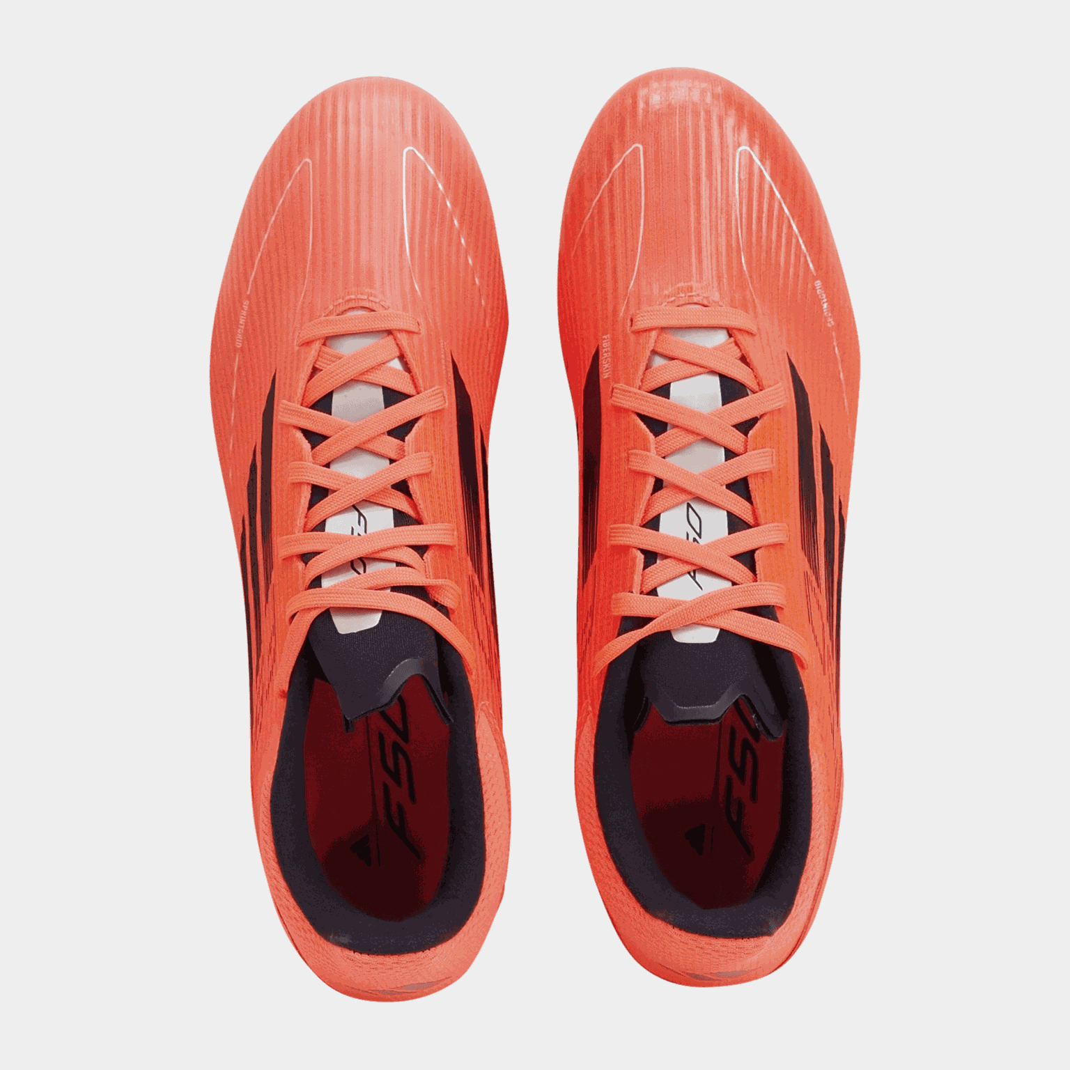 Chaussures de football F50 League FG/MG Q4 24, pour gazon naturel et synthétique, unisexe – Rouge