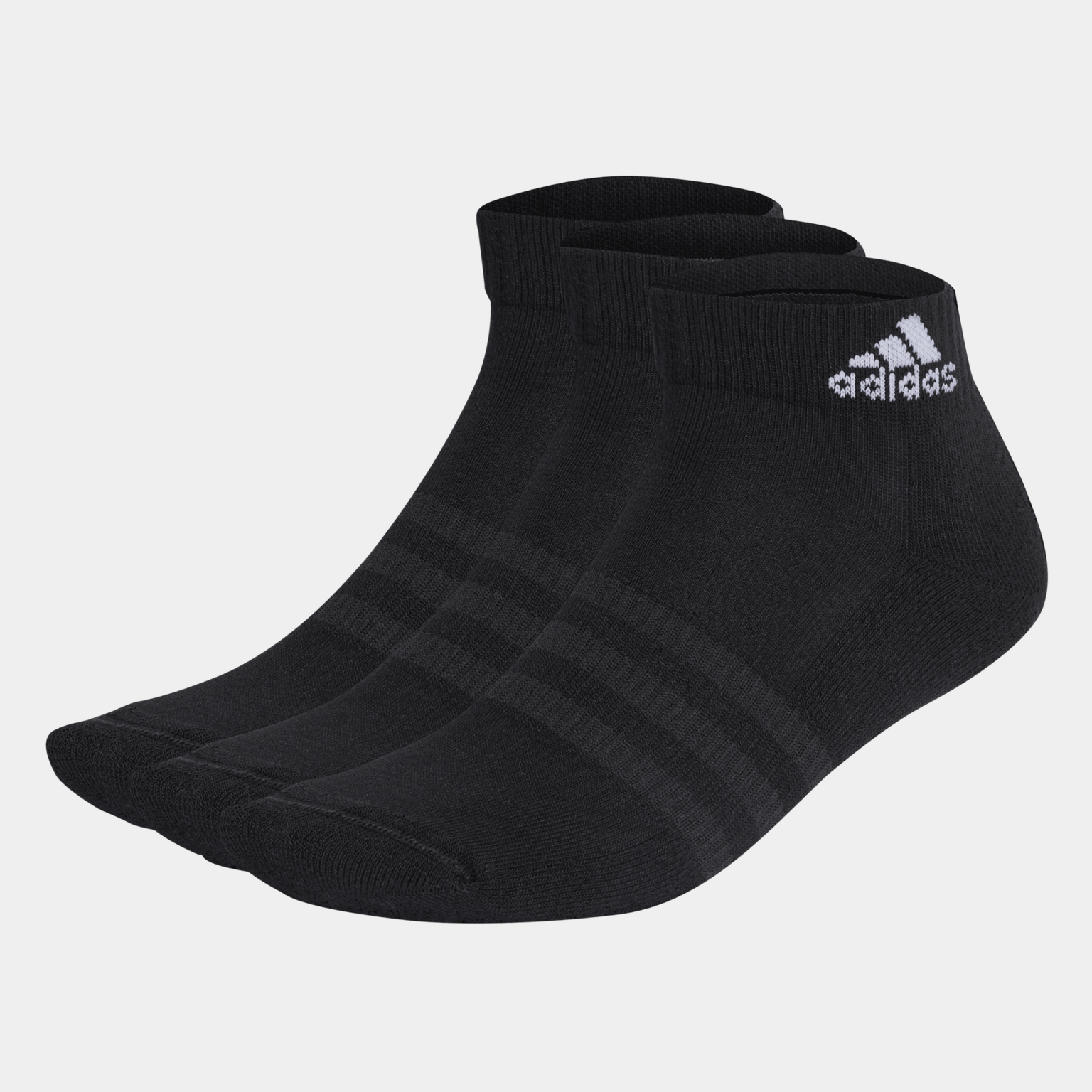  3 pares de meias esportivas unissex com palmilhas