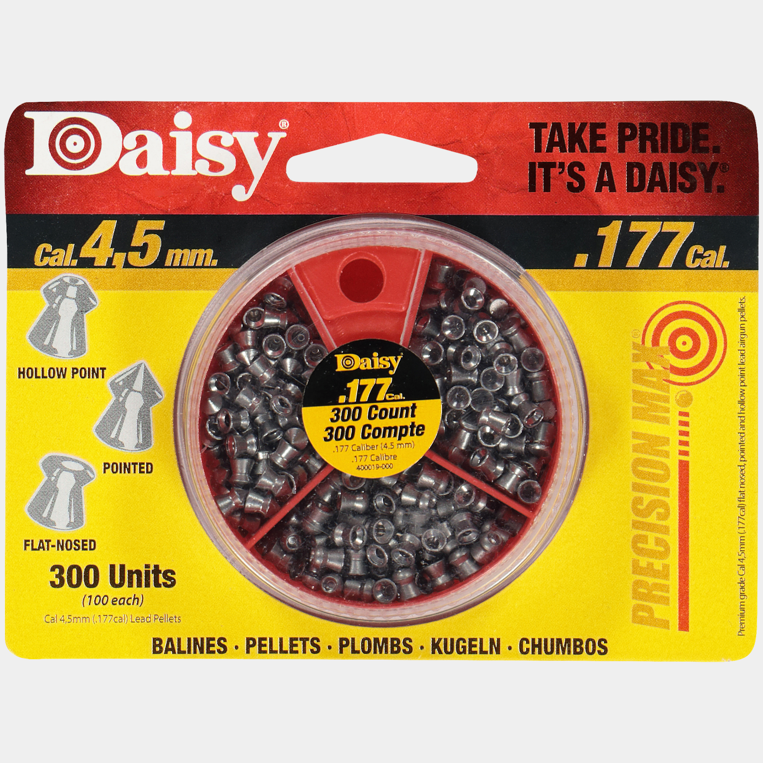 Calibre .177 Dial-a-Pellet, Plombs -