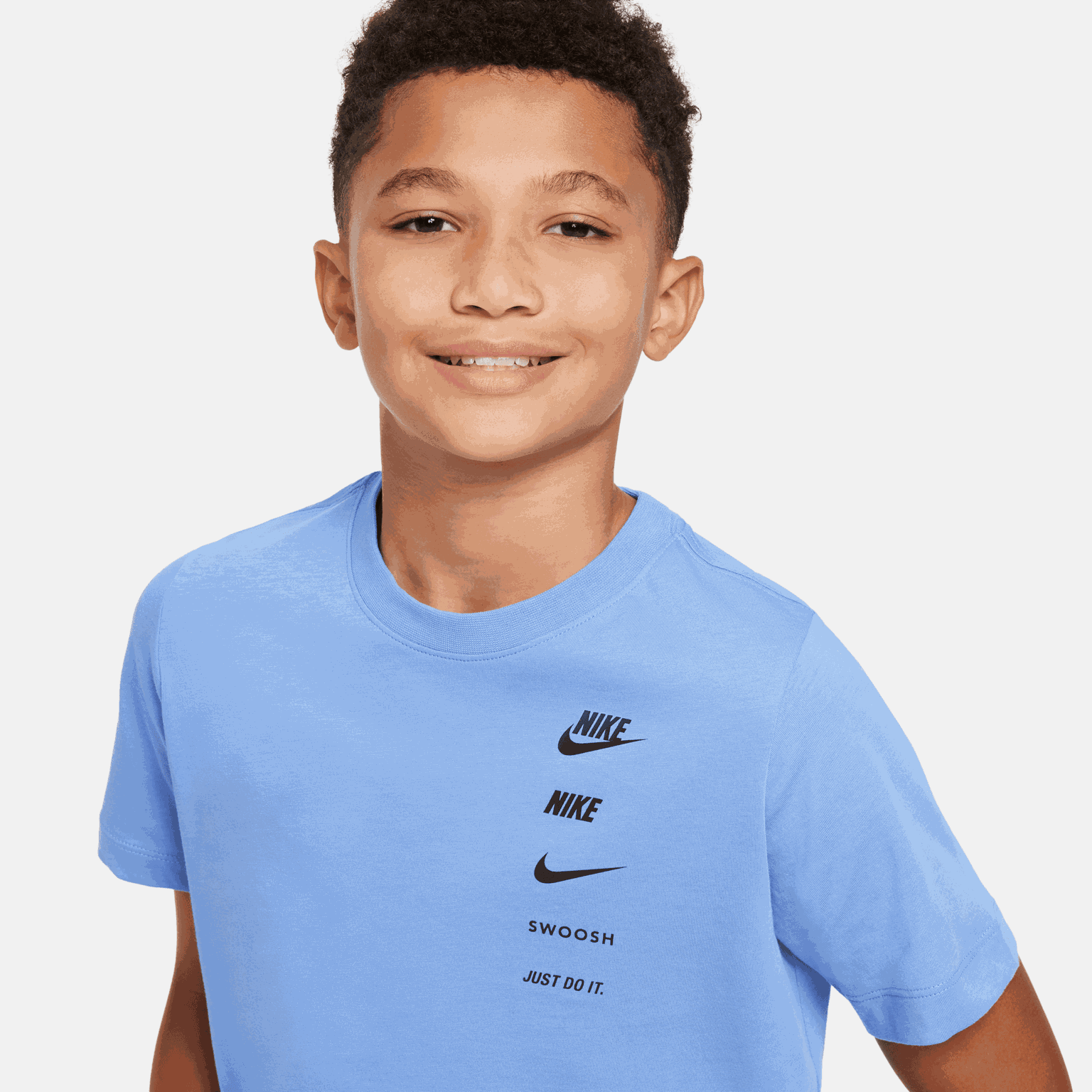  Koszulka piłkarska Dri-FIT, rozmiar dziecięcy - niebieska