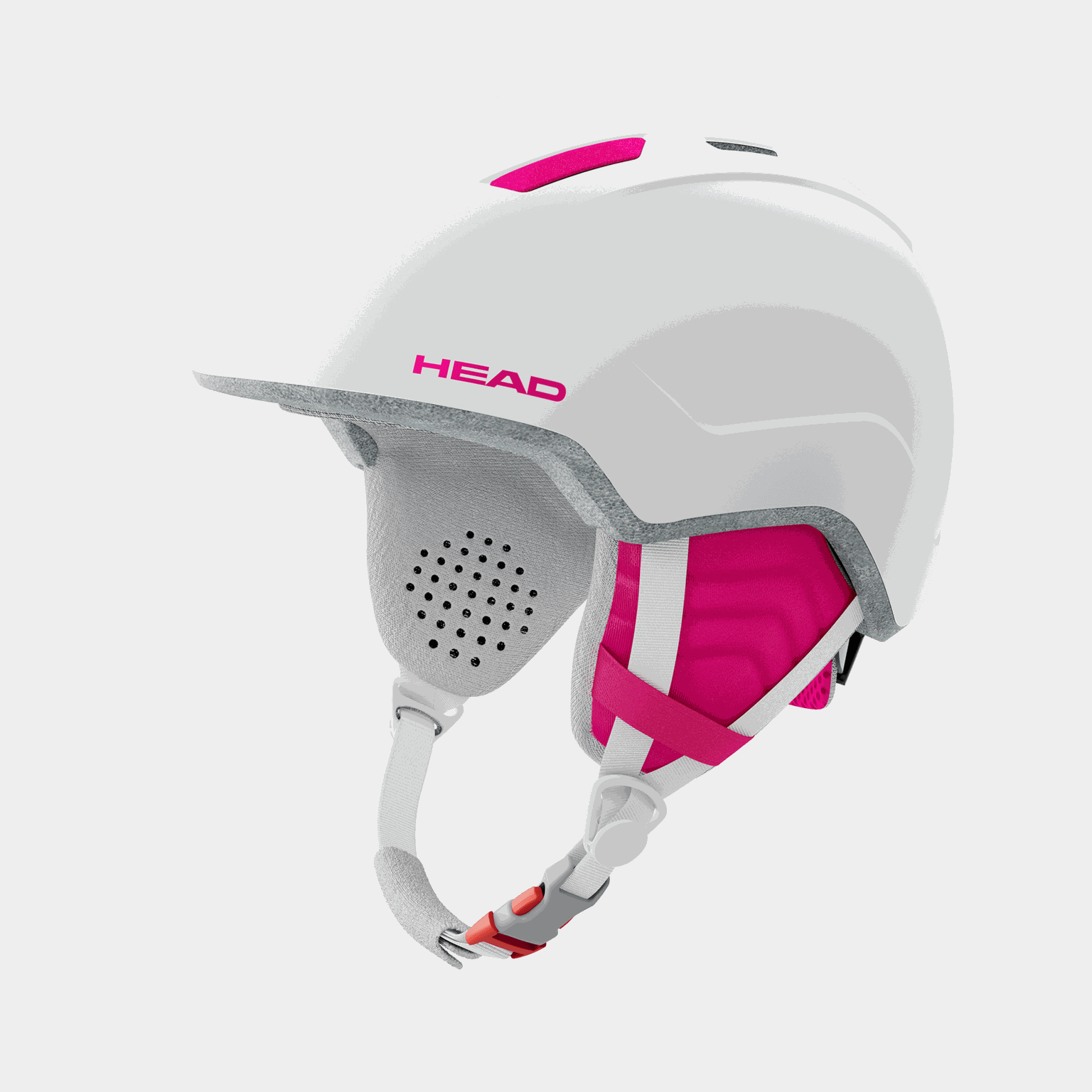  Capacete infantil Alpine JR Maja 24/25, ideal para esqui e snowboard - branco
