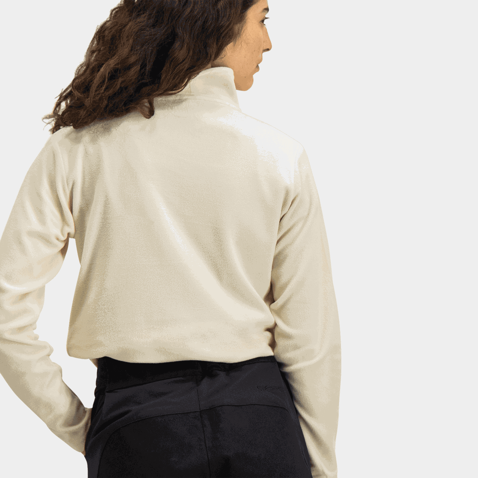 Hesseng Zip Fleece, polár pulóver, női