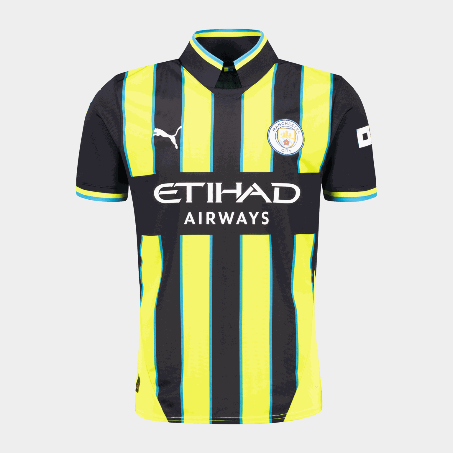 Manchester City Away Jersey Replica 24/25, fotballdrakt, unisex - Mørk blå