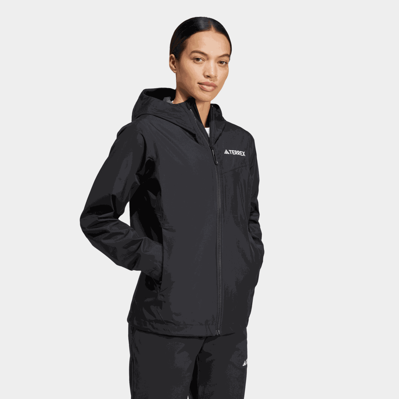 Jaqueta impermeável feminina Terrex Multi 2.5L Rain.Ready - Preta