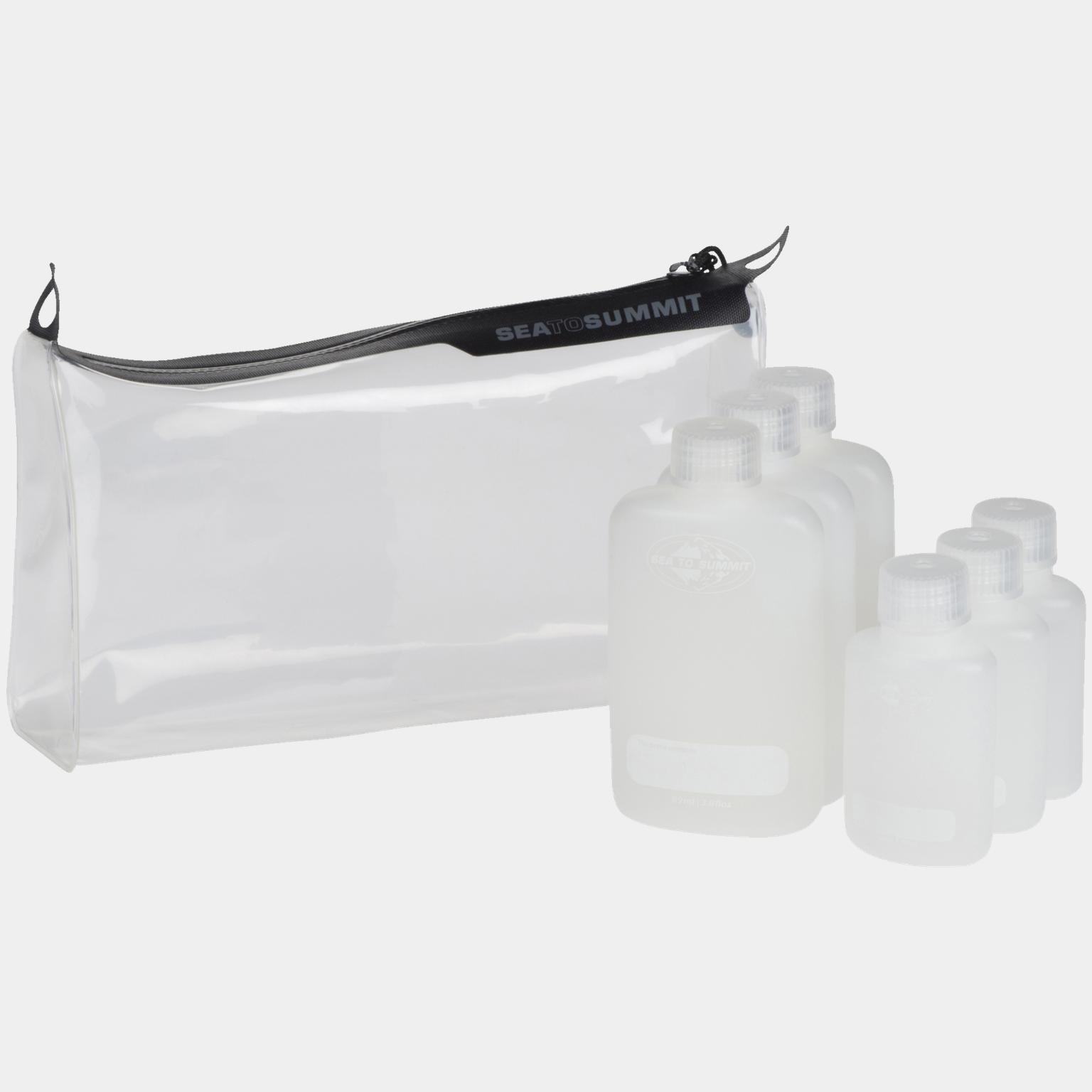 Sts Tpu, Clear Zip Top Pouch, oppbevaringsflasker -