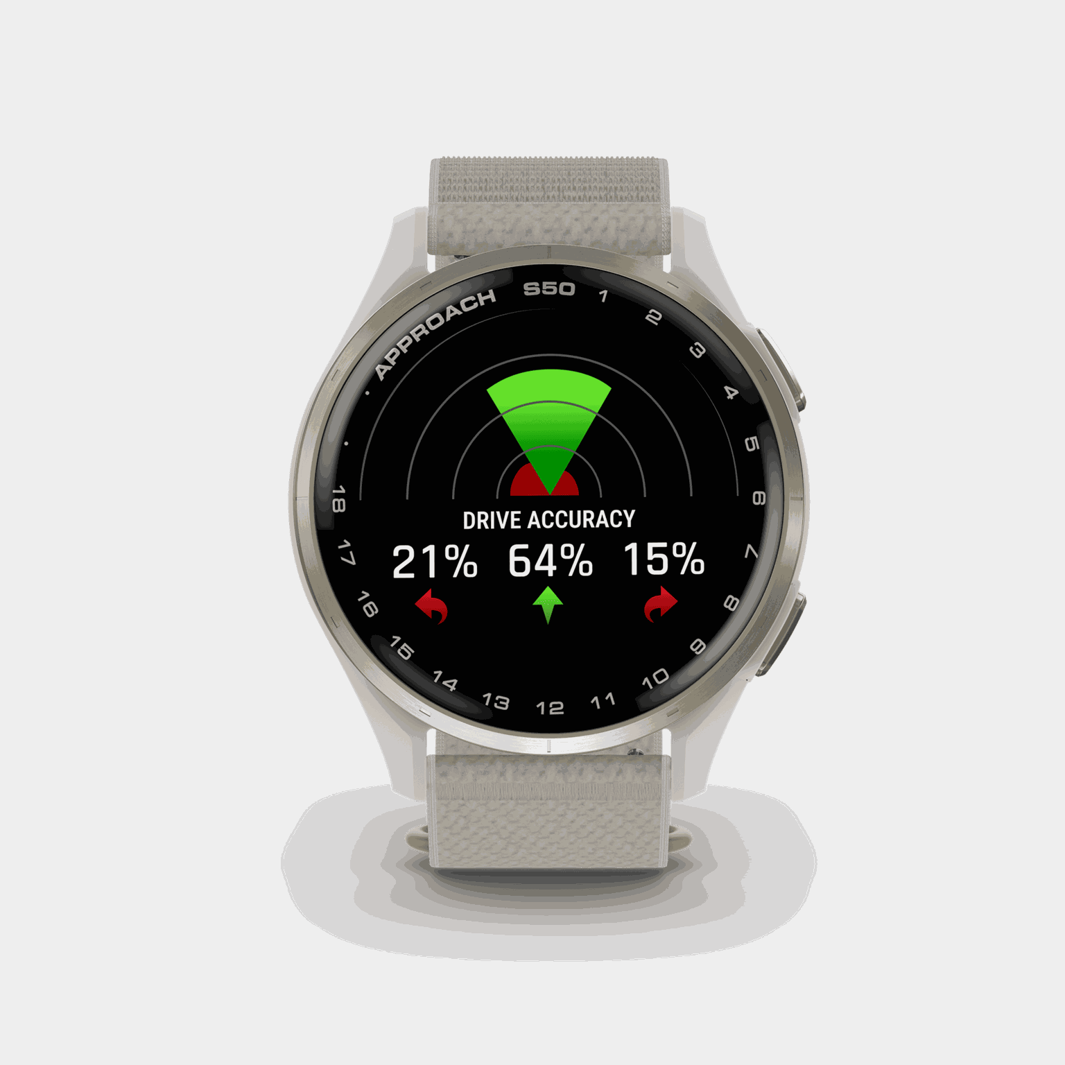 Approach S50, 43 mm, Golf-GPS, Golfuhren