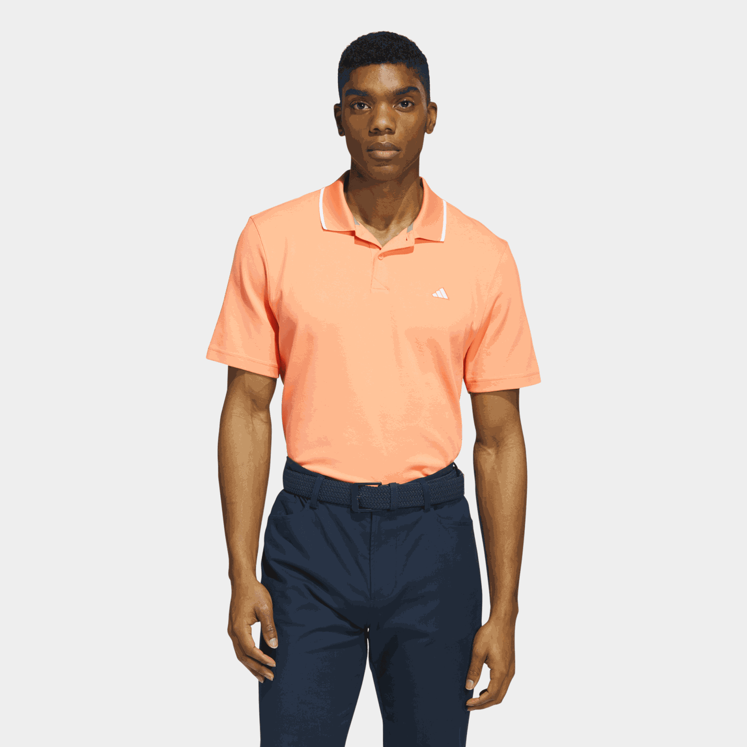 Camisa polo de golfe masculina GoTo - laranja