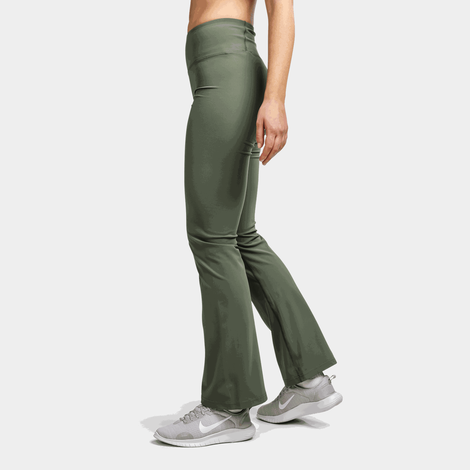 flared broek, sportbroek, damesbroek