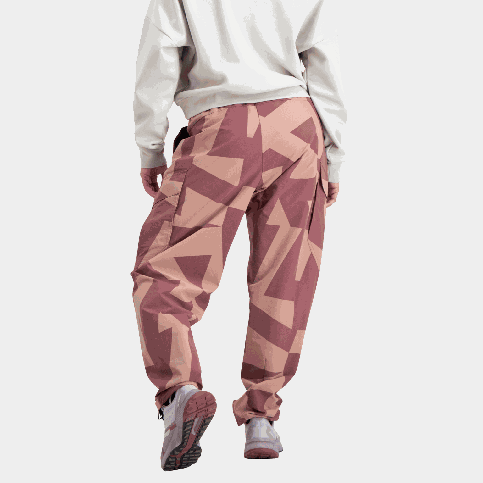 Calça cargo feminina Terrex Xploric, ideal para corrida, caminhada e outras atividades ao ar livre - multicolorida